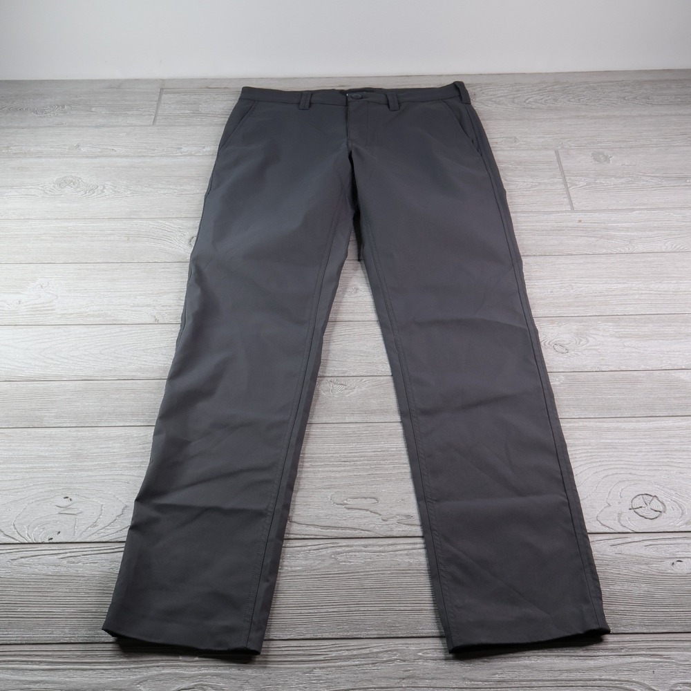 Bluffworks Ascender Tailored Chino Pants Men's 31x32 Charcoal Stretch